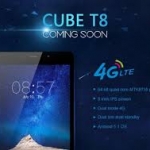 Cube T8 8 Inch Android 5.1 MTK8735 Quad-core 16GB ROM Dual SIM OTG 4G Tablet